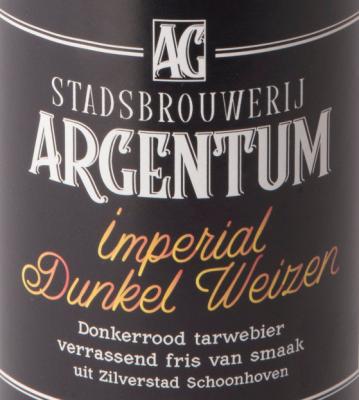 Stadsbrouwerij Argentum Imperial Dunkek Weizen logo